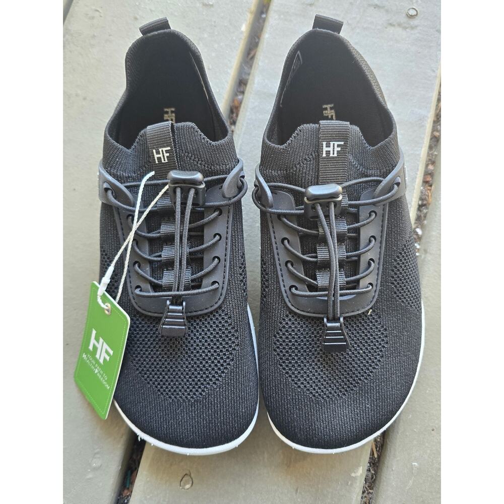 Hike Footwear HF  Black Low Top Breathable Sneakers Athletic size 5M - Picture 2 of 7
